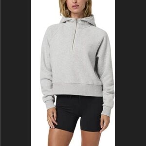 Vuori Gray Cowl Neck Sweater